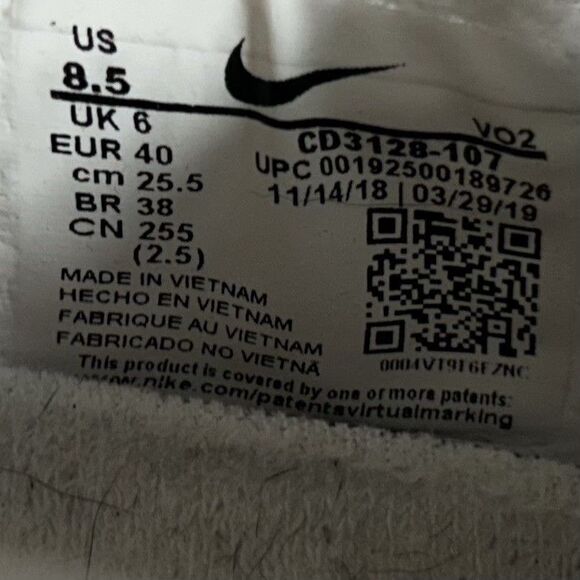 Nike Metcon 4 CD3128-107 Women’s Size 8.5 White Crossfit Gym Lifting Shoes Used - Picture 13 of 13